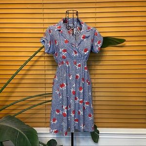 🌹Vintage Floral Mini Dress🌹